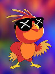 Redbirb with sunglasses